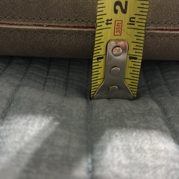 NWT Hammitt Tony Medium Pewter Brushed Silver Leather Crossbody Bag - Picture 12 of 12